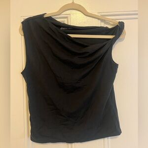 Abercrombie & Fitch Black one shoulder top